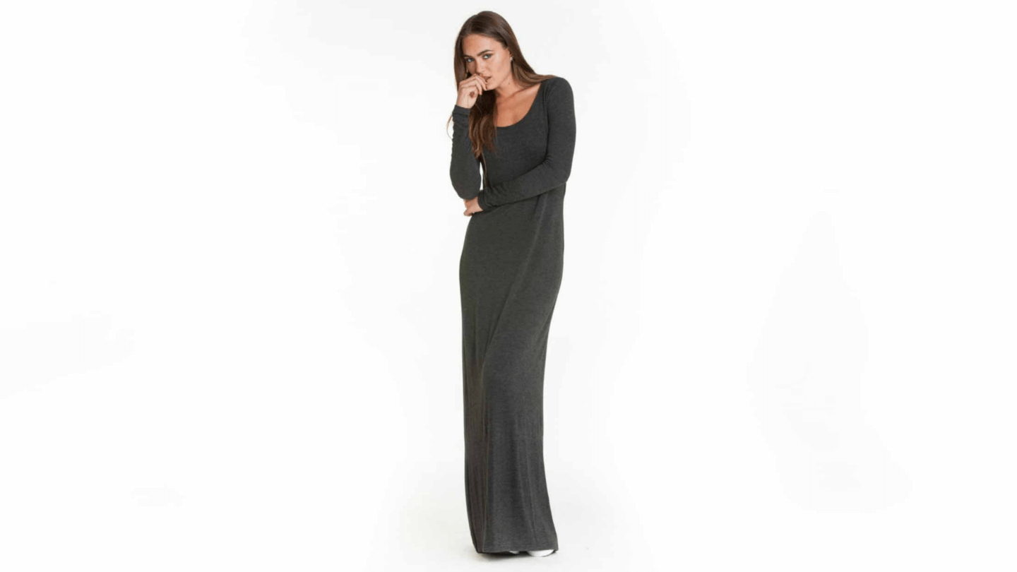 Vestido cocoon