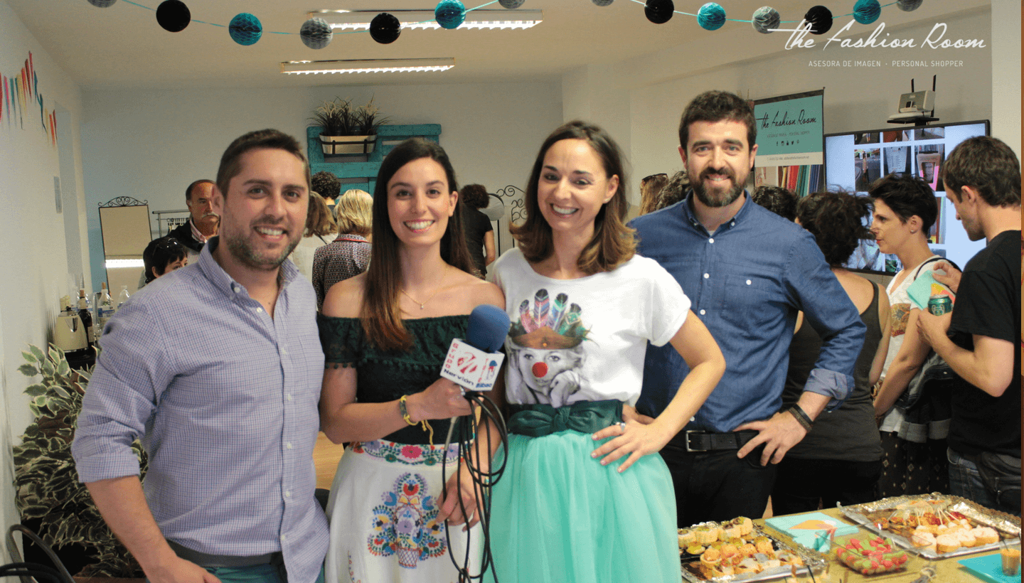 Inauguración de The Fashion Room en televisión